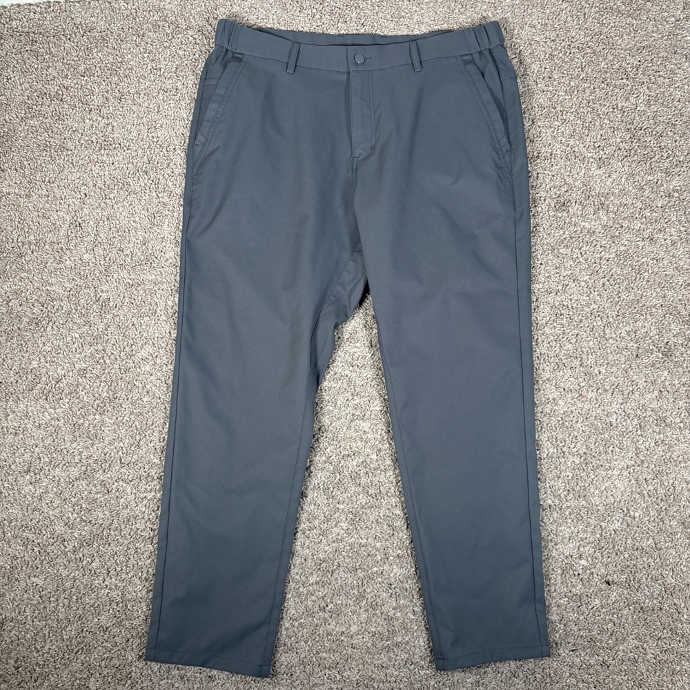 Jack Archer Jetsetter Pants Mens 35x28 Charcoal Grey Performance Tapered Chino